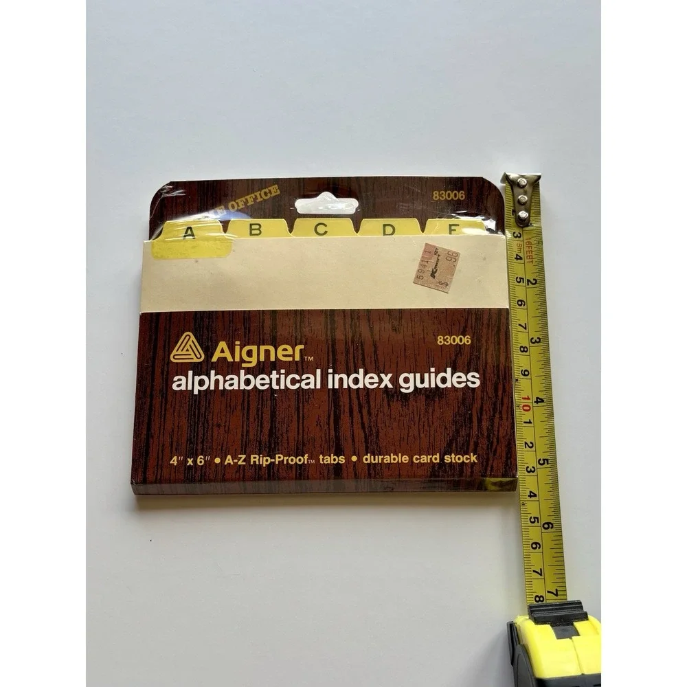 Aigner Alphabetical Index Guides #83006  4